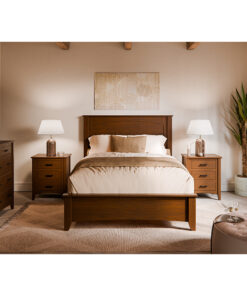 Alternative view of Jackson Arched Panel Bed With Low Footboard