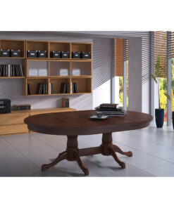 Alternative view of Reeded Tulip Double Pedestal Table