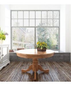 Alternative view of Traditional Reeded Single Pedestal Table