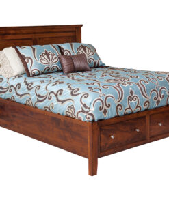 Hyland Park Panel Bed with Drawer Footboard