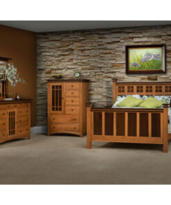 Alternative view of Maple Creek Armoire with Tray