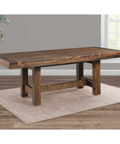 Alternative view of Panda Double Pedestal Table
