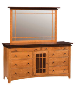 Maple Creek Triple Dresser with Tray