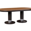 Alcoe Round Double Pedestal Table