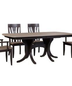 Alternative view of Hudson Double Pedestal Table