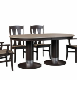 Alternative view of Alcoe Round Double Pedestal Table