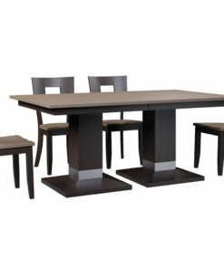 Alternative view of Alcoe Square Double Pedestal Table