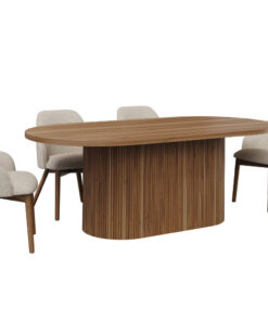 Alternative view of Zion Single Pedestal Table