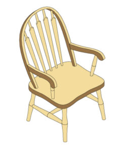 Alternative view of Arrow Back Child's Chair