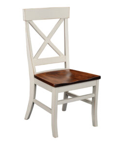 Single X Back Chair