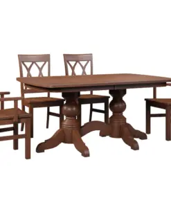 Alternative view of Kowan Double Pedestal Table