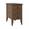 Manhattan 3 Drawer Chair Side Table
