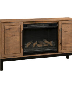 Alternative view of Cooper TV Console with Fireplace