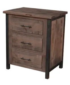 Structura 3 Drawer Nightstand