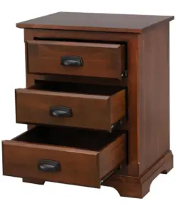 Charleston 3 Drawer Nightstand