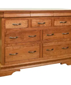 Heirloom Sleigh 7 Drawer Dresser