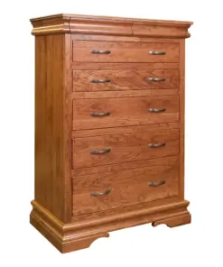 Heirloom Sleigh 5 Drawer Chest