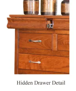 Alternative view of Heirloom Sleigh Nightstand