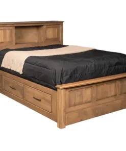 Classic Shaker Bookcase Bed With Two Drawers