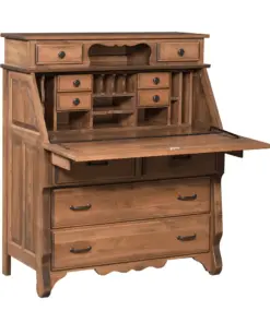 Secretary Desk with Small Hutch Top