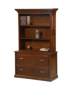 Newport Lateral File Cabinet with Bookcase