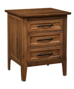 Glenwood Three Drawer Nightstand