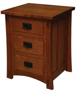 Dutch Country 3 Drawer Nightstand - 21"W