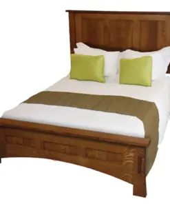 Dutch Country Mission Bed With Low Footboard