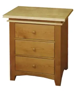Maple Creek 3 Drawer Nightstand