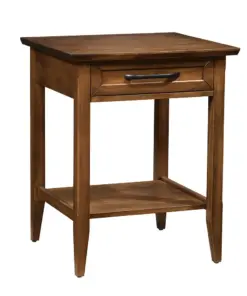 Glenwood Bedside Table with Shelf